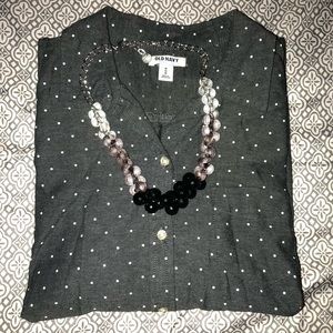 ✨Old Navy Polka Dot Button Down - M✨